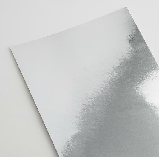 Silver A4 Mirror Card 250gsm Per Sheet