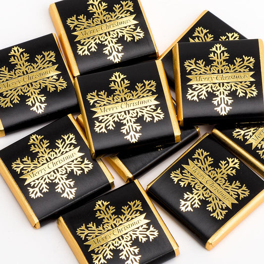 Snowflake - Black & Gold Neapolitan - Milk Chocolate